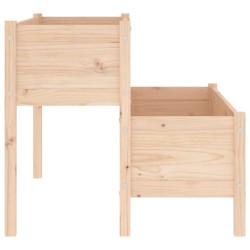 Jardinière 110x84x75 cm Bois massif de pin 