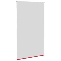 Store enrouleur occultant rouge largeur du tissu 126,6 cm 