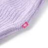 Gilet pull-over tricoté pour enfants lilas clair 140 