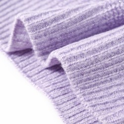 Gilet pull-over tricoté pour enfants lilas clair 140 