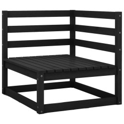 Salon de jardin 6 pcs bois de pin massif 