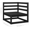 Salon de jardin 6 pcs bois de pin massif 