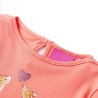 T-shirt enfants à manches longues corail 140 