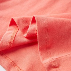 T-shirt enfants à manches longues corail 140 