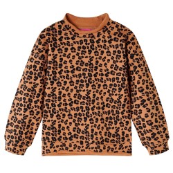 Sweatshirt pour enfants cognac clair 92 