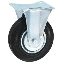 8 pcs Roulettes fixes 125 mm 