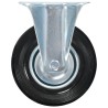 8 pcs Roulettes fixes 125 mm 