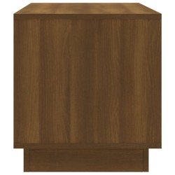 Meuble TV Chêne marron 102x41x44 cm Bois d'ingénierie 