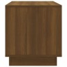Meuble TV Chêne marron 102x41x44 cm Bois d'ingénierie 