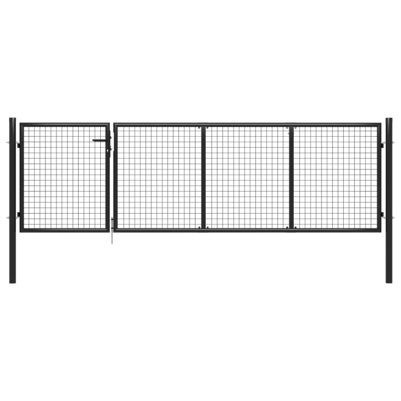 Portillon Acier 350x100 cm Anthracite Portillon Acier 350x100 cm Anthracite