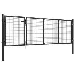 Portillon Acier 350x100 cm Anthracite 