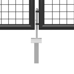 Portillon Acier 350x100 cm Anthracite 