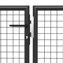 Portillon Acier 350x100 cm Anthracite 