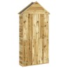 Abri à outils de jardin 107x37x220 cm Bois de pin imprégné 