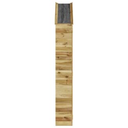 Abri à outils de jardin 107x37x220 cm Bois de pin imprégné 