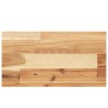 Dessus de table 60x20x4 cm rectangulaire bois massif d'acacia 