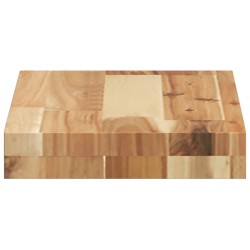 Dessus de table 60x20x4 cm rectangulaire bois massif d'acacia 