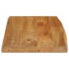 Dessus de table 50x40x2,5 cm bord vivant bois massif manguier 