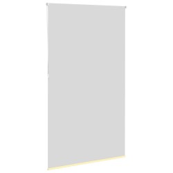 Store enrouleur occultant jaune largeur du tissu 126,6 cm 