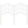Tête de lit métal blanc 120 cm 
