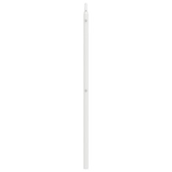 Tête de lit métal blanc 120 cm 