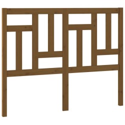 Tête de lit Marron miel 125,5x4x100 cm Bois massif de pin 