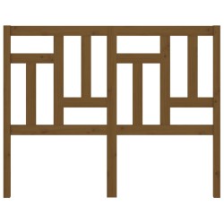 Tête de lit Marron miel 125,5x4x100 cm Bois massif de pin 