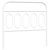 Tête de lit métal blanc 100 cm 