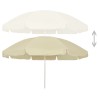 Parasol de plage jaune sable 240 cm 