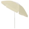 Parasol de plage jaune sable 240 cm 
