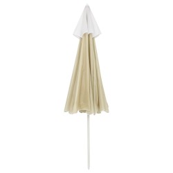 Parasol de plage jaune sable 240 cm 