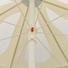 Parasol de plage jaune sable 240 cm 