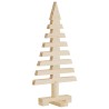 Arbre de Noël en bois pour décoration 60 cm bois massif de pin 