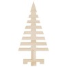 Arbre de Noël en bois pour décoration 60 cm bois massif de pin 