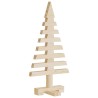 Arbre de Noël en bois pour décoration 60 cm bois massif de pin 