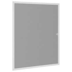 Moustiquaire pour fenêtres Blanc 100x120 cm 