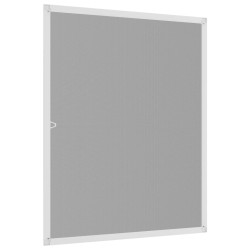Moustiquaire pour fenêtres Blanc 100x120 cm 