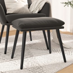 Repose-pied Gris foncé 45x29,5x35 cm Velours 