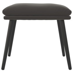 Repose-pied Gris foncé 45x29,5x35 cm Velours 