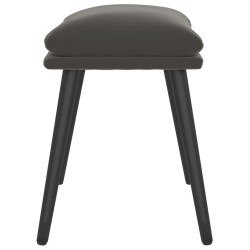 Repose-pied Gris foncé 45x29,5x35 cm Velours 