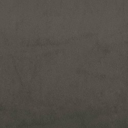 Repose-pied Gris foncé 45x29,5x35 cm Velours 