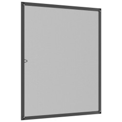 Moustiquaire pour fenêtres Anthracite 100x120 cm 