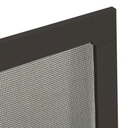 Moustiquaire pour fenêtres Anthracite 100x120 cm 