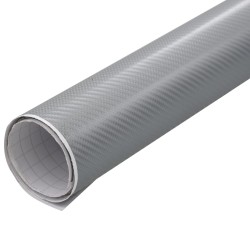 Films 4D de voiture 2 pcs Argenté 100x150 cm 