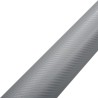 Films 4D de voiture 2 pcs Argenté 100x150 cm 