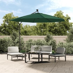 Tissu de remplacement pour parasol déporté Vert 350 cm 