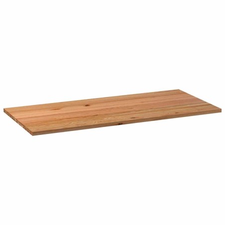Dessus de table marron clair bois chêne massif rectangulaire 