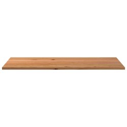 Dessus de table marron clair bois chêne massif rectangulaire 
