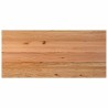 Dessus de table marron clair bois chêne massif rectangulaire 