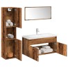 Ensemble de meubles salle de bain 5 pcs bois d'ingénierie 